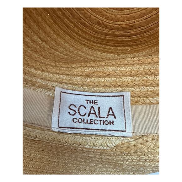 SCALA Collection Raffia Rolled Brim Hat One Size - Picture 5 of 5